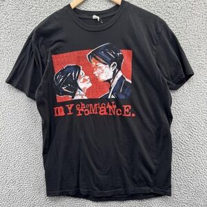 Vintage My Chemical Romance Shirt Mens Large Black Revenge Album Tee Band 2000s